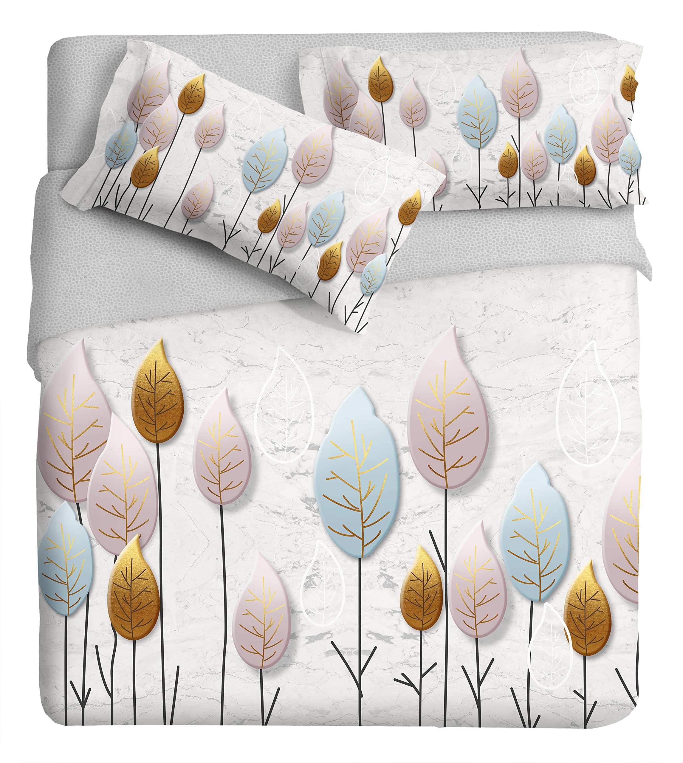 Element Piazzato Fine Art 2 Squares Duvet Cover Set