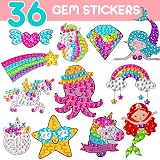 Blue Squid Diamond Art Kits for Kids Summer Fun Mermaid Unicorn 3 Pack view 3