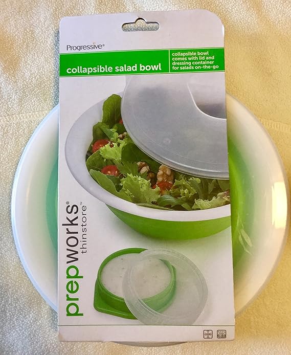 Progressive Collapsible Salad Bowl One Size Salad Bowls