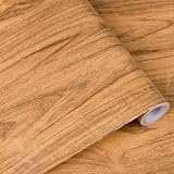 Hode Wood Grain Self-Adhesive Wallpaper 30cm x 2m Peel and Stick Brown view 9
