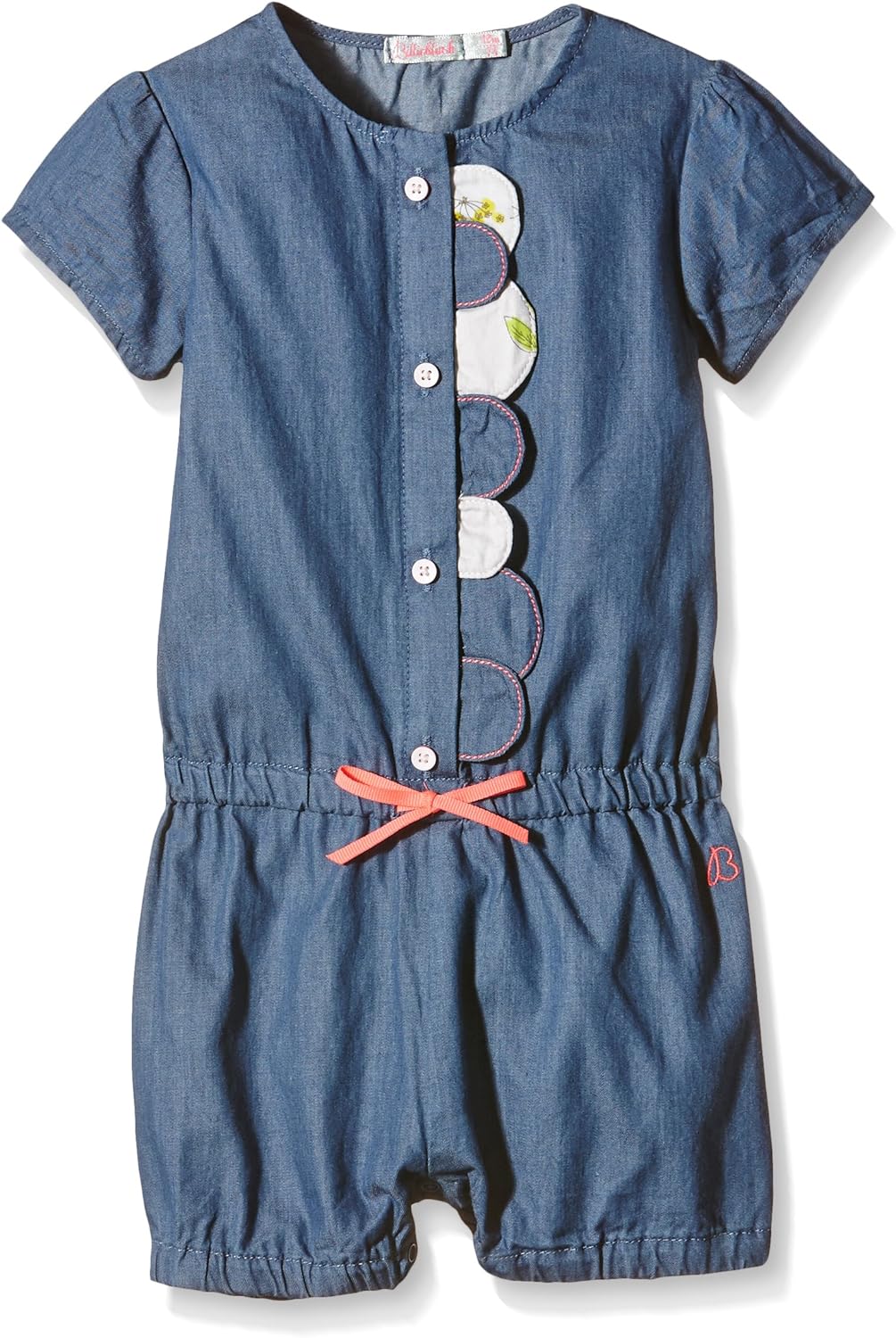 baby chambray romper