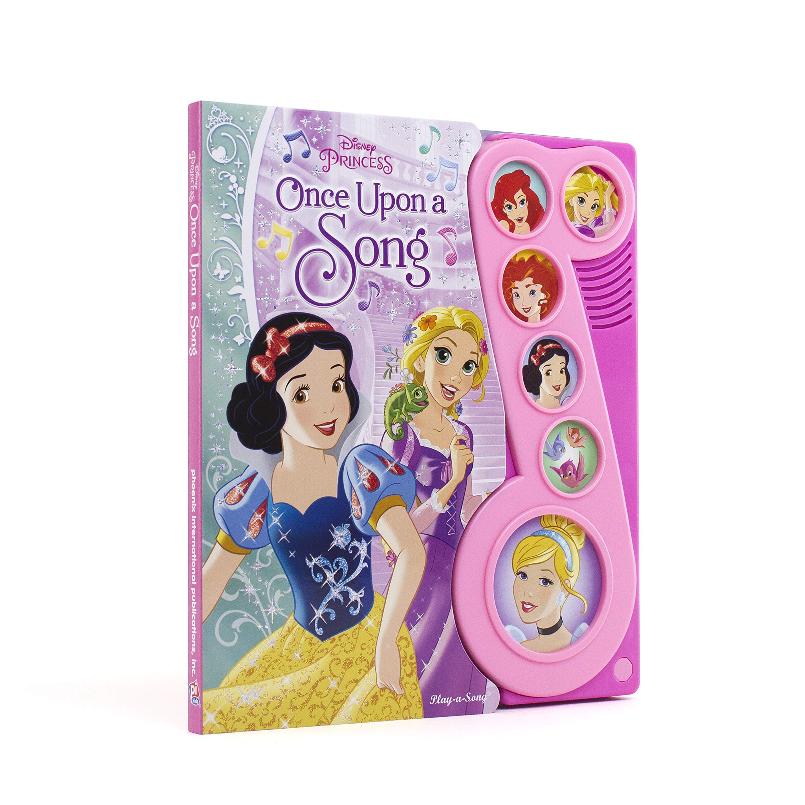 Disney Princess Cinderella Rapunzel Snow White And More Once Upon A Time Little Music Note Sound Book Play A Song Pi Kids Editors Of Phoenix International Publications Disney Storybook Artists Amazon Com