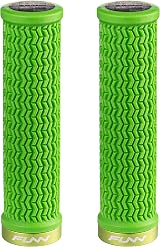 Funn Holeshot Mountain Bike Grips 22mm Lock On Clamp Green