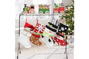 FORUP Christmas Stocking Holder Stand Hangers (Christmas Train)