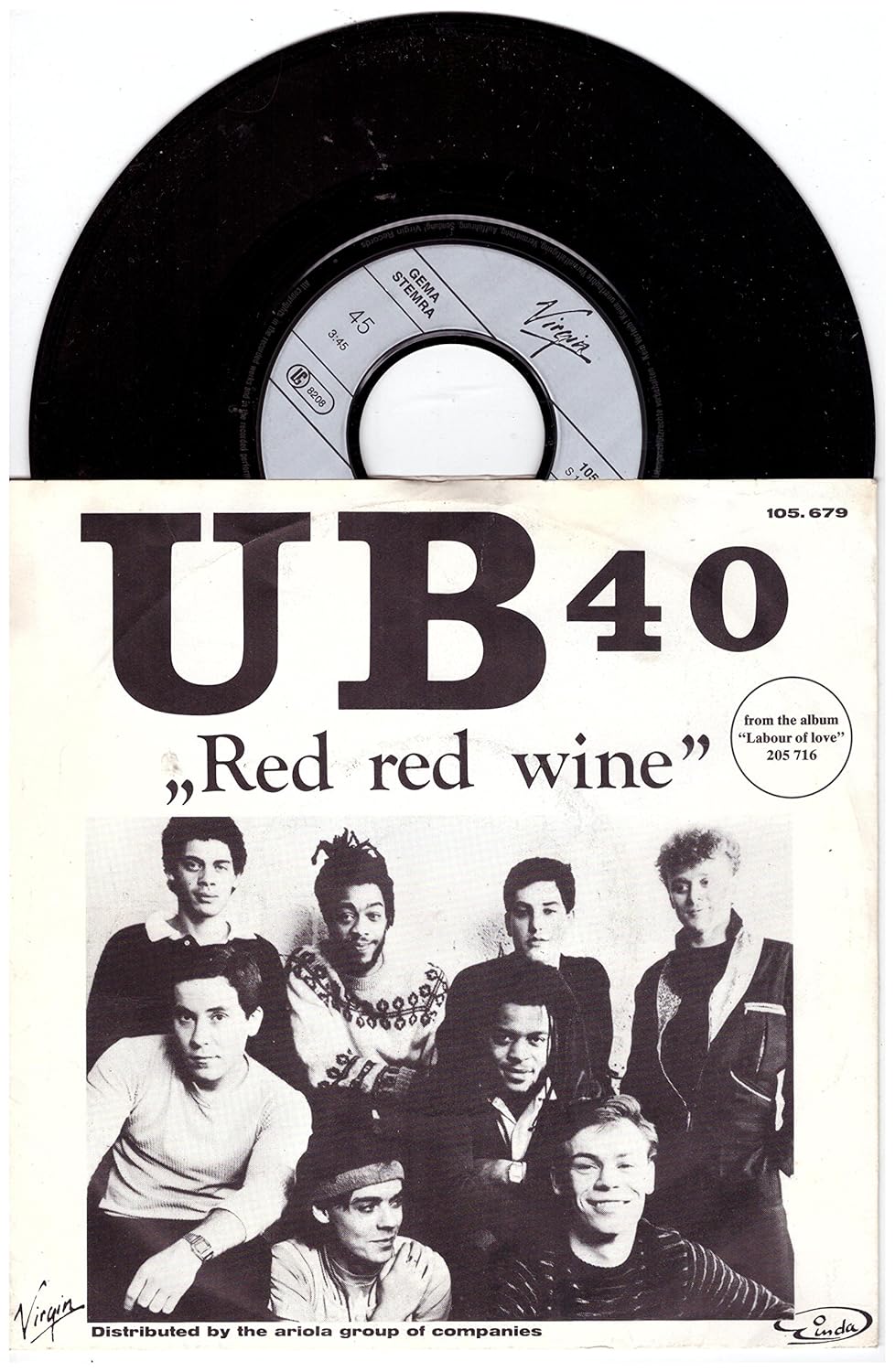 Ub40 Red Red Wine Virgin 105 679 Virgin 105 679 Amazon