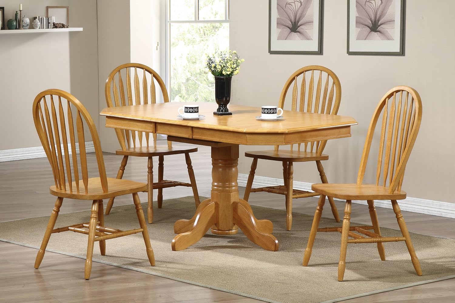 Best Curved Arrowback Solid Wood Dining Chair Cree Home