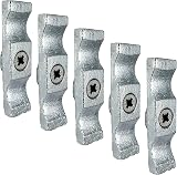 IRONTITE 5pc Galvanised Turn Button Latch 50mm 2" Cupboard Cabinet Gate Door view 1
