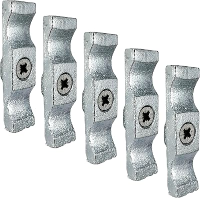 IRONTITE 5pc Galvanised Turn Button Latch 50mm 2" Cupboard Cabinet Gate Door