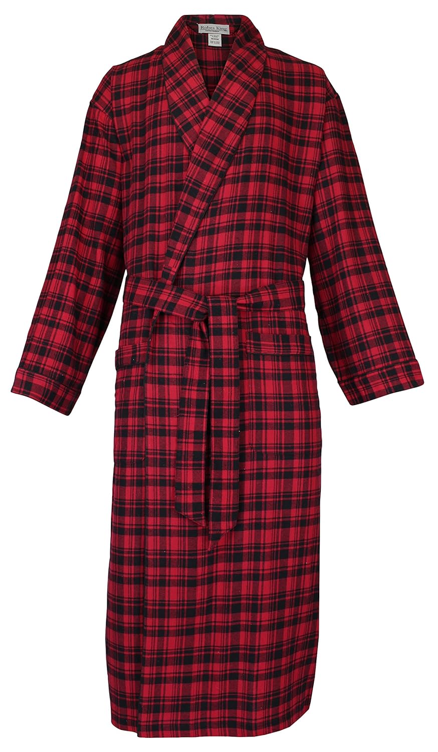 Casual Trends Classical Sleepwear Men/&rsquo;s 100/% Cotton Flannel Shawl Collar Robe,