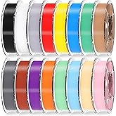 RAMBERY 200gx16 PLA+ Filament Bundle 1.75mm, 16 Colors PLA Plus 3D Printing Filaments, Dimensional Accuracy +/- 0.02 mm, 200gX16 Spools