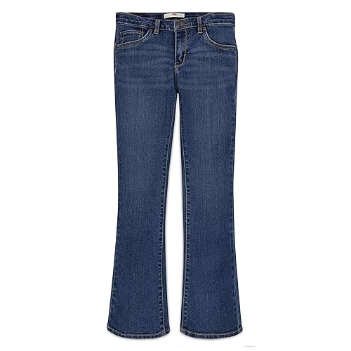 Levi's Girls' Bootcut Fit Jeans, Lapis Awe, 4