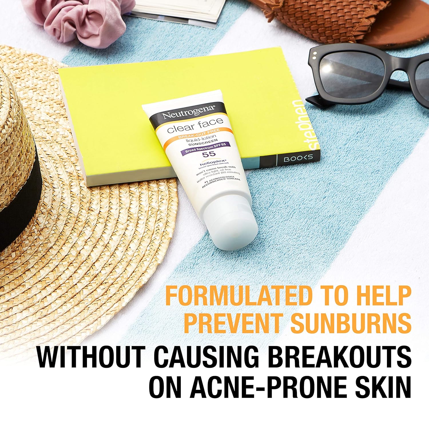 neutrogena clear face sunscreen spf 30 review