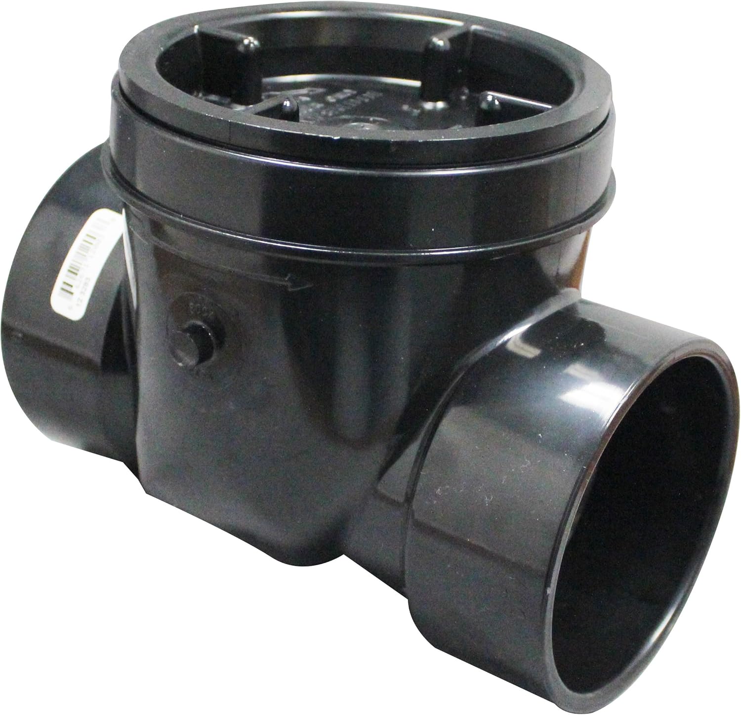 Canplas 123283 Abs Backwater Valve, 3", Black, 5.63 x 5.13 x 7.25