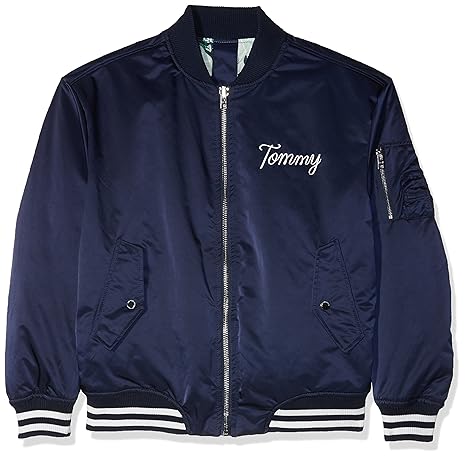 Tommy Jeans Damen Reversible Langarm Collegejacke Bomber Jacke