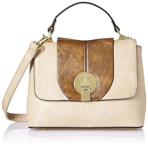 Esbeda Leatherlook Womens Sling Bag (Beige)