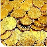 Chocolate Gold Coins - 40 Count Pack - Chocolate Coins Candy for Goodie Bags, Buffets, Gifting & Party Favors - Individually Wrapped St Patrick's Day Candy