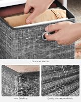 SONGMICS Storage Boxes Set of 6 26x26x28 cm Non-Woven with Handles view 5