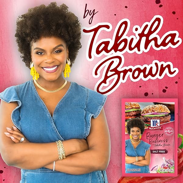 MCCORMICK BURGER BUSINESS SEASONING MIX BY TABITHA BROWN, 1 OZ
