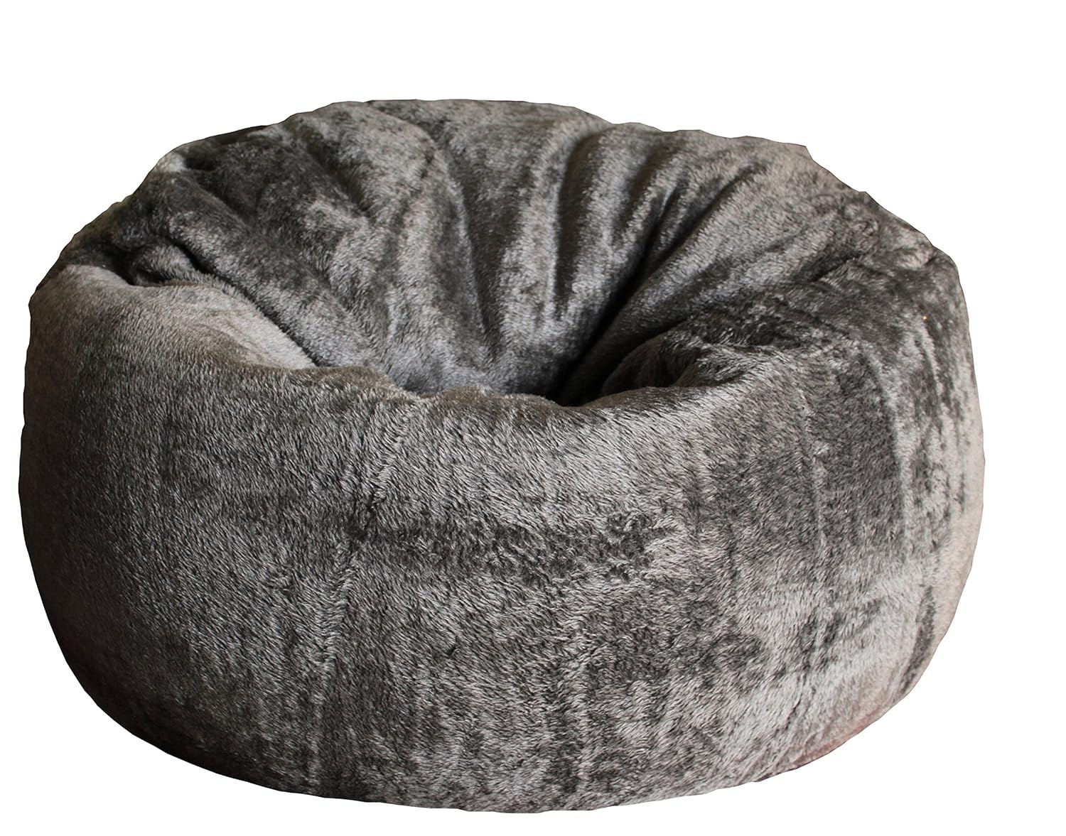 Bewitch Craft Round Xxxl Plus King Size Artificial Fur Cloth Bean
