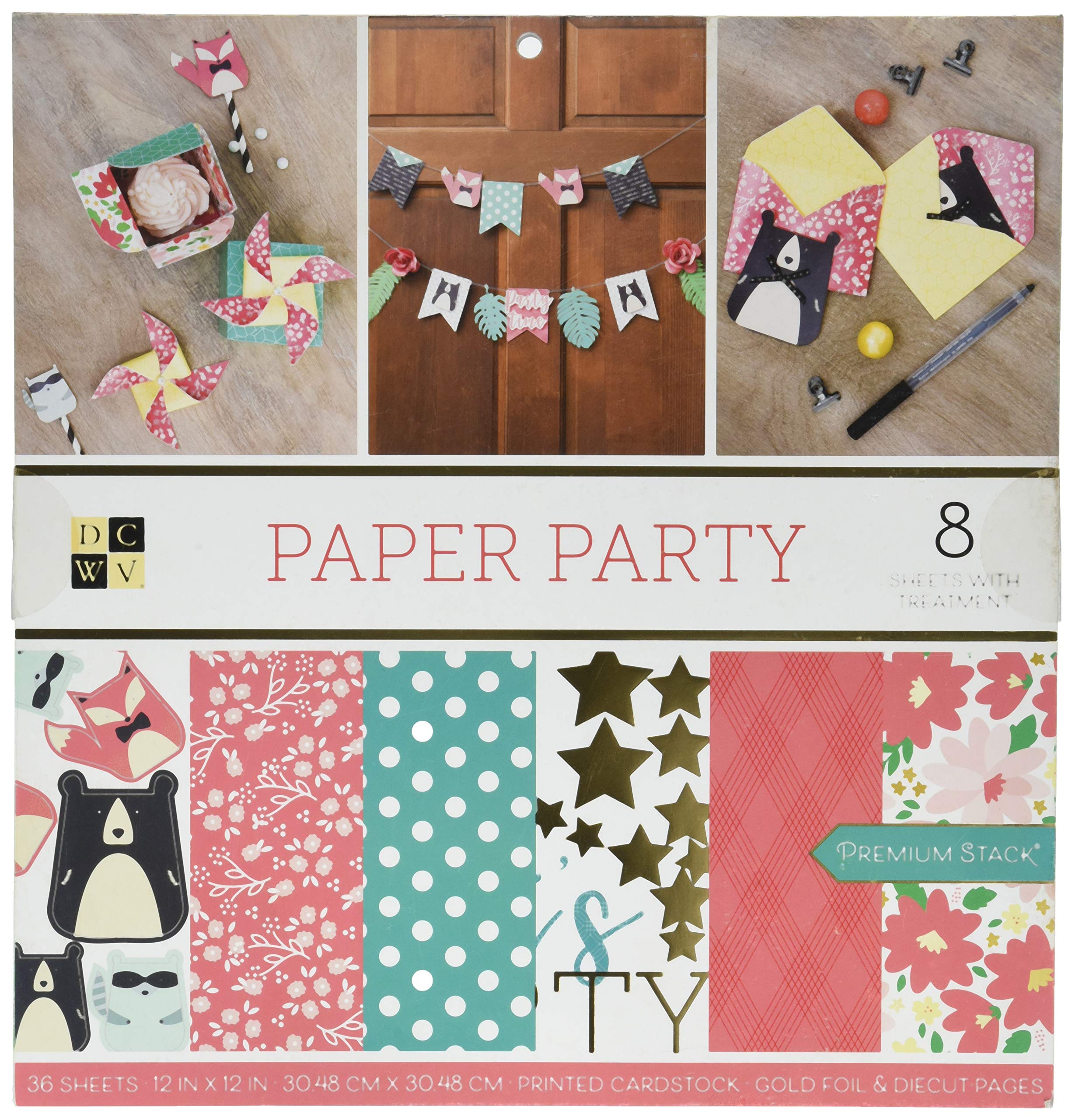 DCWV Paper Party Stack 30 x 30 cm