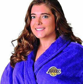 Amazon.com: NBA Los Angeles Lakers Cotton Robe (Purple ...