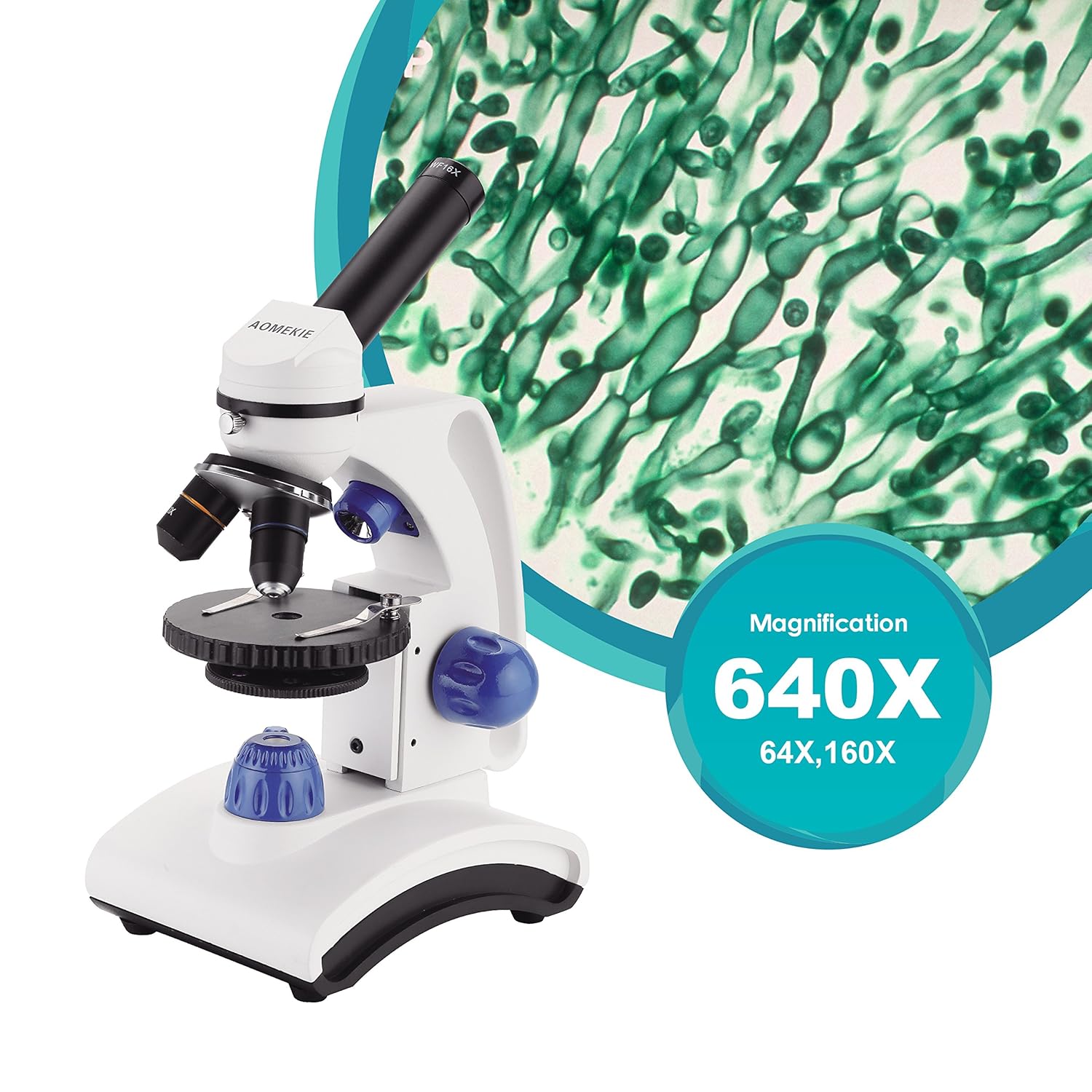 Super Saturday Aomekie Microscopes For Students 40x 1000x Monocular