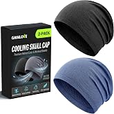 Cooling Skull Cap for Men Women, Breathable 3D Mesh Sweat Wicking Beanie | 2-4 Pack Quick Dry Lightweight Head Cover Cap Under Helmet Liner for Motorcycle Cycling Running Hard Hat