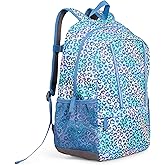 Lands' End Unisex Kids Medium ClassMate Lightweight Durable Elementary School Backpack, Sky Blue