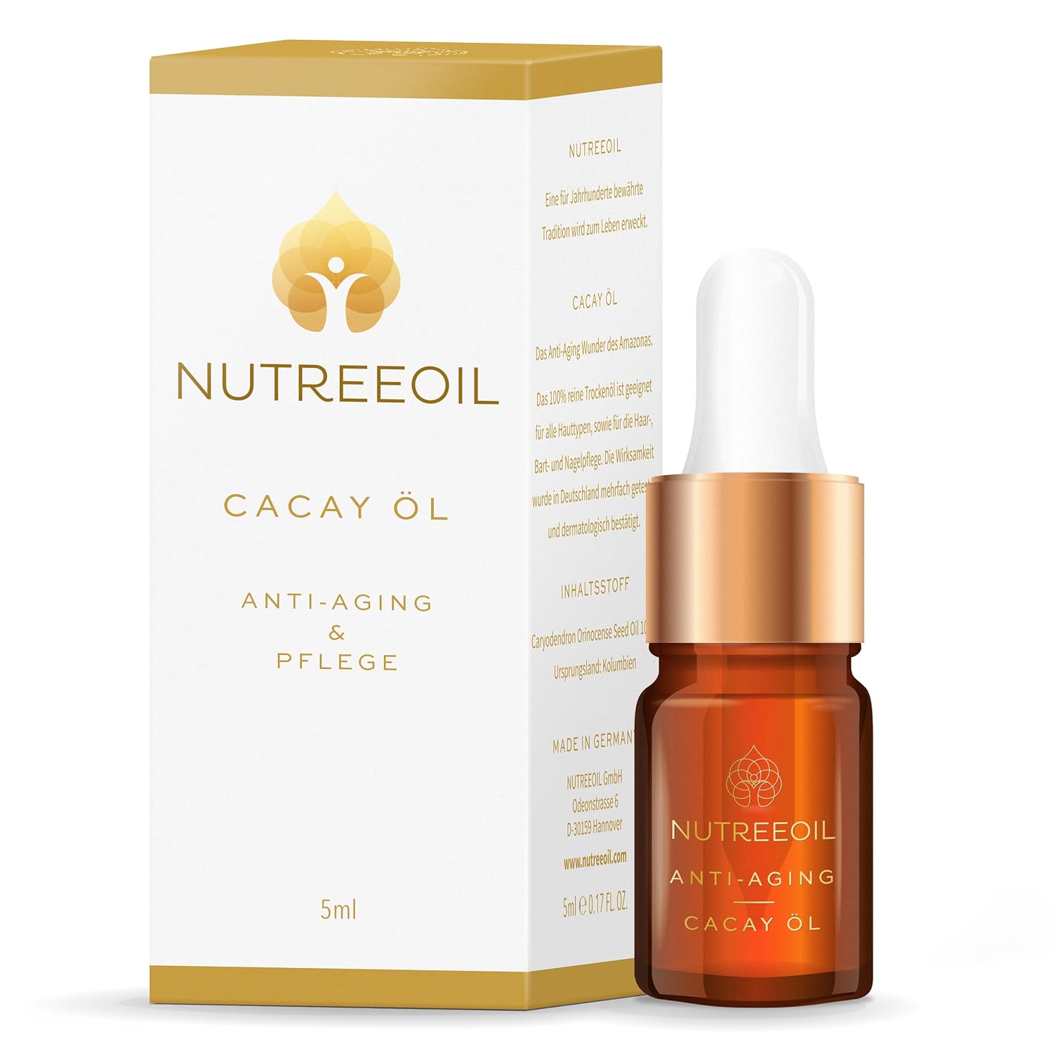 CACAY ÖL - NUTREEOIL - DAS REICHHALTIGE ANTI-AGING WUNDERMITTEL AUS DEM