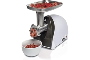 Hamilton Beach 78402C Electric Meat Grinder & Sausage Stuffer, White