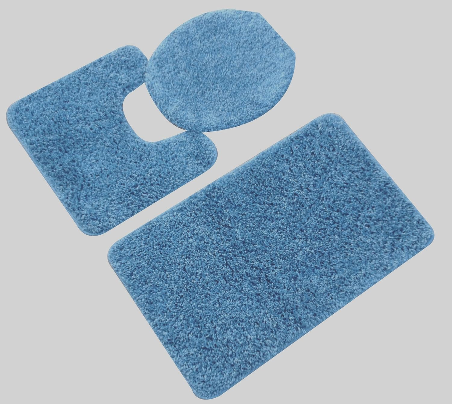 5th Avenue 3 Piece Bathroom Rug Set Bath Mat, Contour