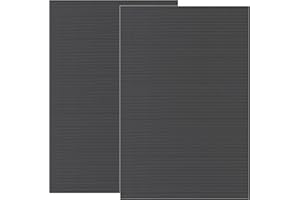 Mxxipp 2 Sheets Plastic Canvas Sheet, Fursuit Eyes Mesh, Waterproof Eye Mesh for Embroidery Knit Crochet Handicraft Projects Fursuits Furry Cosplay Props- Black