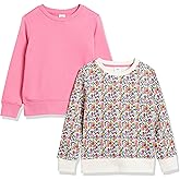 Amazon Essentials girls Fleece Crewneck Pullover Sweatshirts