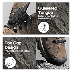 NORTIV 8 Men's Waterproof Hiking Shoes Non-Slip