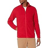 Amazon Essentials Men's Full-Zip Polar Fleece Jacket with Zippered Pockets for Cold Outdoor Weather