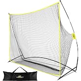 PodiuMax Golf Net, 10x7ft Golf Practice Net with Noise Reduce Silk Target Driving Real Balls, Hitting Nets for Backyard Garage, Improve Chipping Putting Pitching,Gift for Men &amp; Golfers