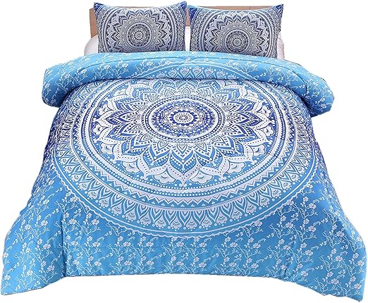 Amazon Com Meeting Story 3pcs Mandala Bohemian Moonlight Bedding