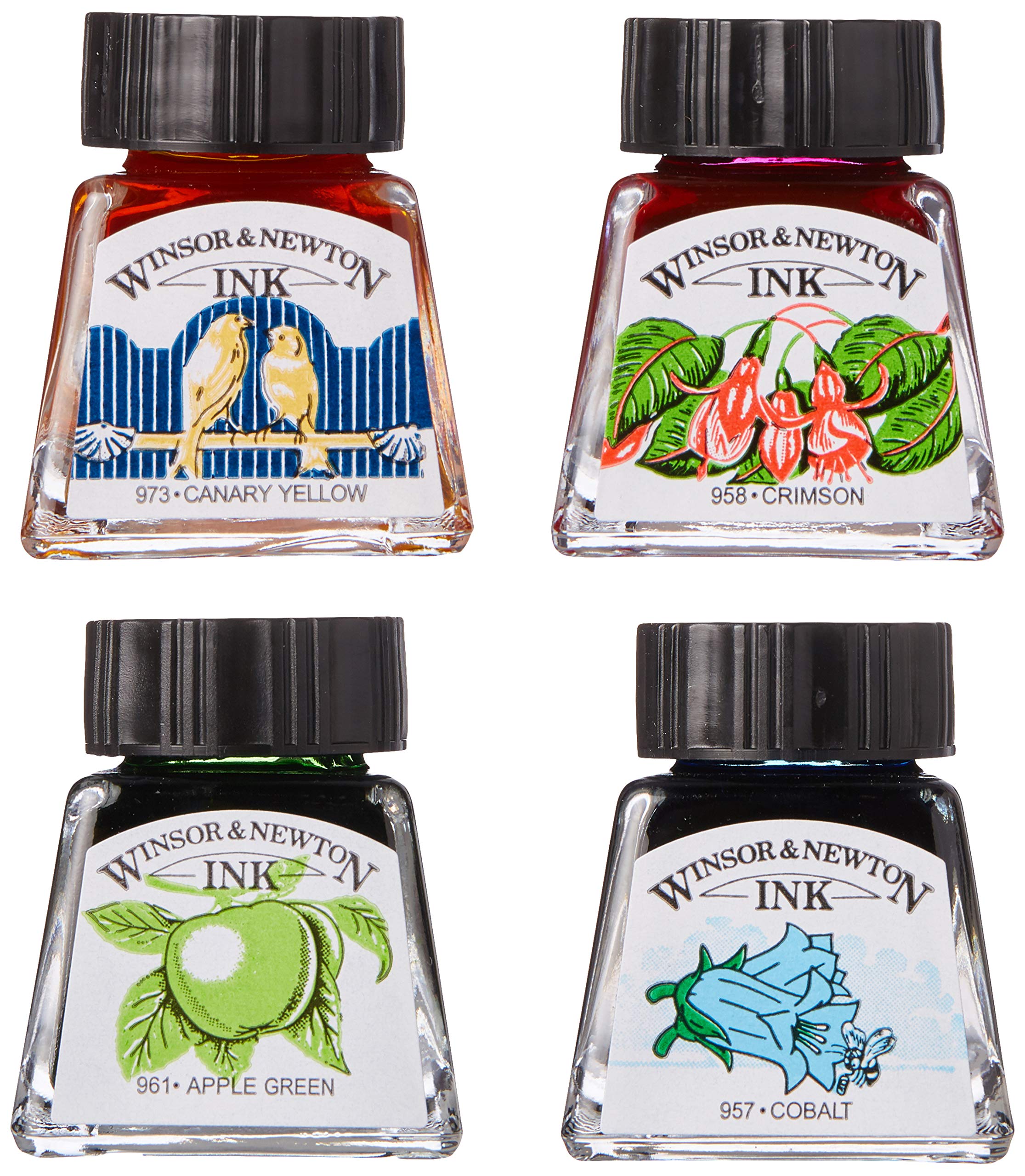 W&N Drawing Ink Collection - Set of 4 (Vibrant Tones)