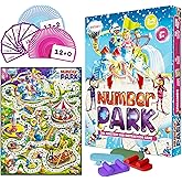 Number Park - Addition & Subtraction Math Games for Kids Ages 5-8 - Fun Educational Learning Game - Board Games for Kindergarten & Up - Gift