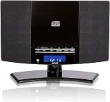 Denver CD Player with Speakers Wall Mount or Desktop Stand Black view 3