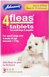 Johnsons 4Fleas Tablets Puppies & Small Dogs 3 Treatment Pack view 3