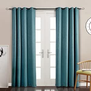 Amazon.com: MYSKY HOME Blackout Curtains for Kids Room Grommet Top