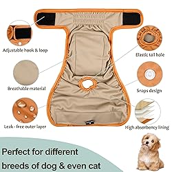 Female Dog Diapers - Premium Reusable Diapers for