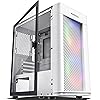 MOROVOL Mesh Micro-ATX Tower Computer Case, 2PCS × ARGB Fans Pre ...