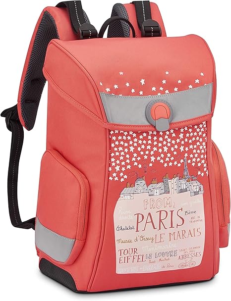 coral pink backpack