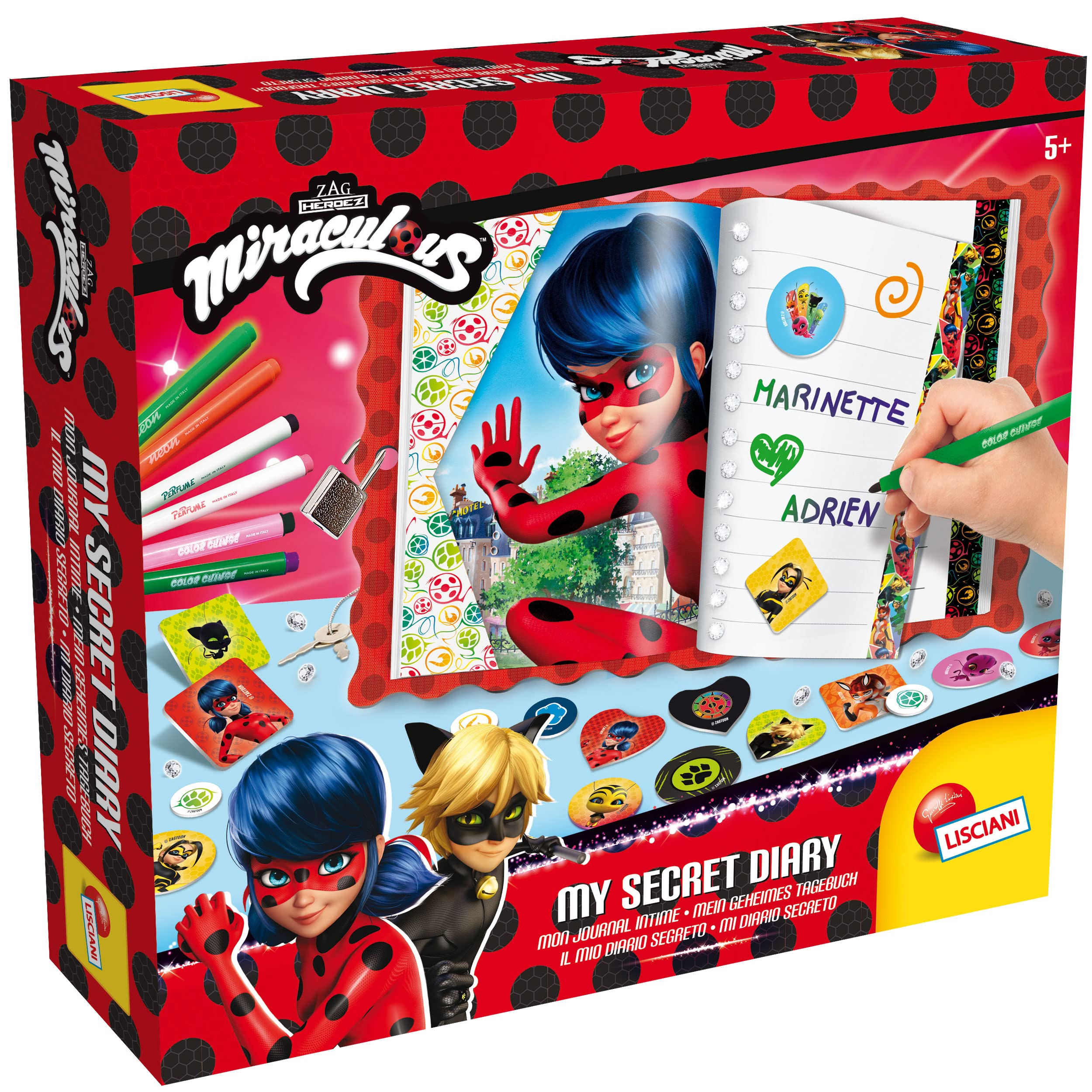 Liscianigiochi LADYBUG SECRET DIARY