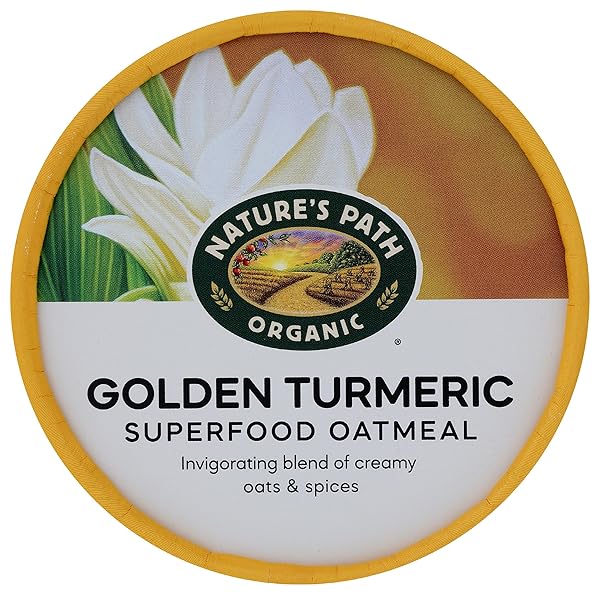 NATURES PATH ORGANIC GOLDEN TURMERIC SUPERFOOD OATMEAL CUP, 1.76 OZ