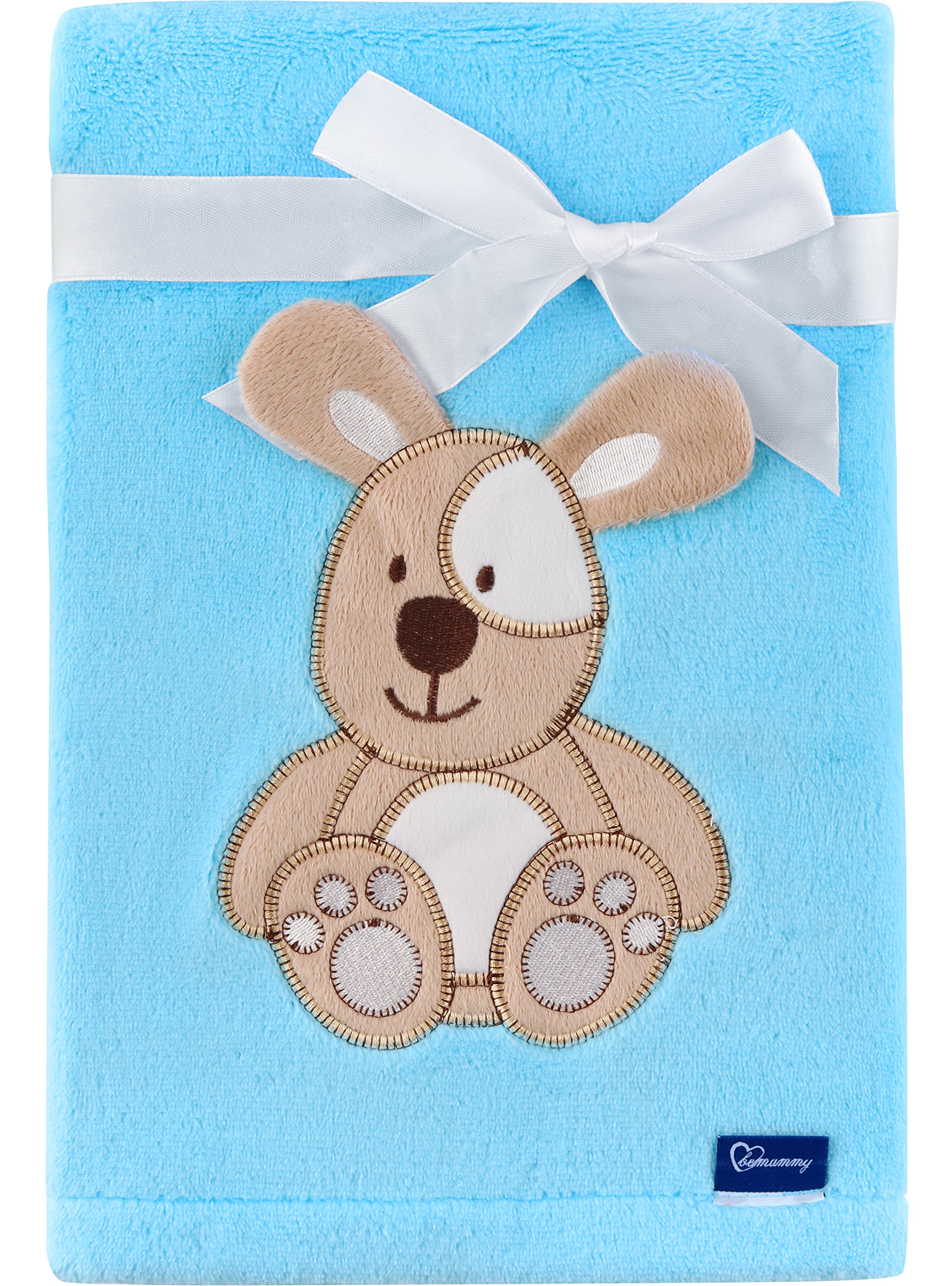 Be Mammy Warm Children Baby Cosy Blanket Baby Gift BE20-168 (Blue - Dog) — image 1