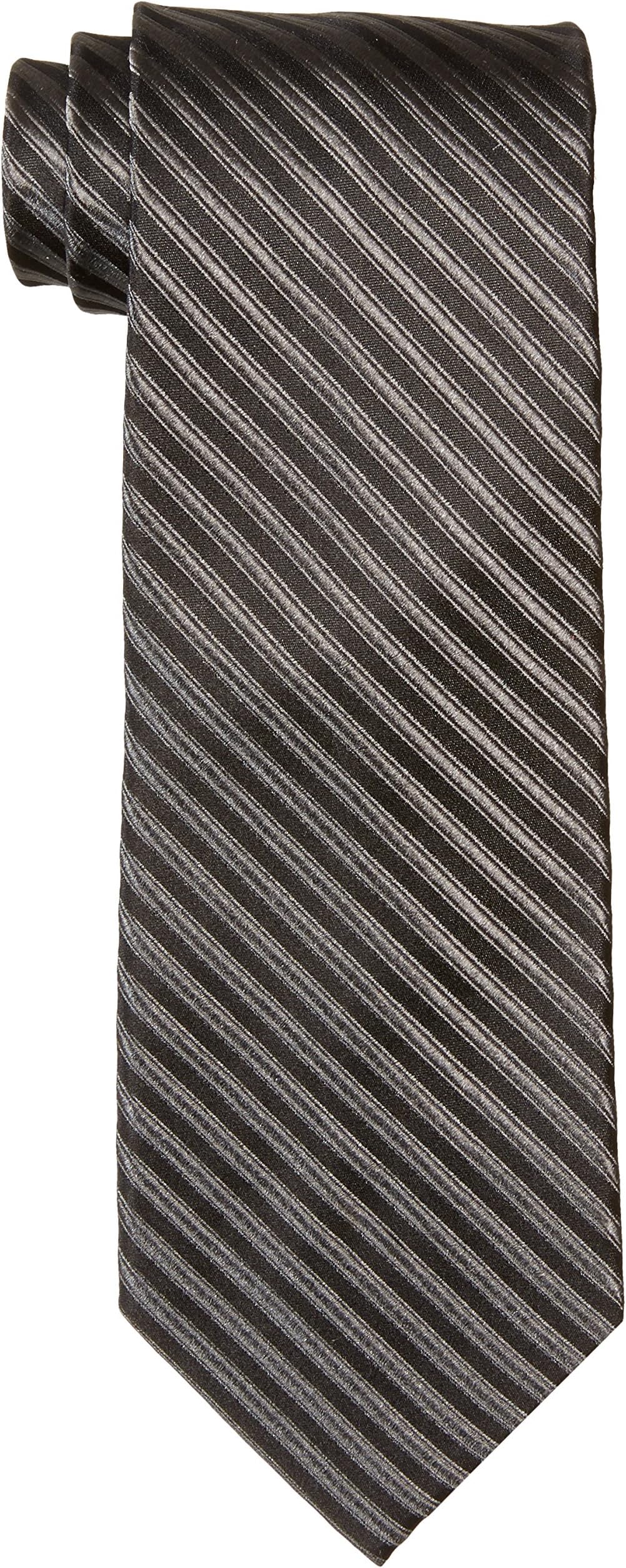 Bruno Piattelli Men's Formal Stripe Silk Tie