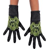 Disguise Halo Infinite Master Chief Gloves, Kids Costume Accessories, Child Size Video Game Inspired Cloth Hand Coverings